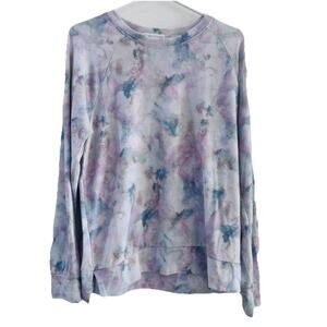 PJ Salvage Pastel Super Soft Pajama Shirt Top Womens L